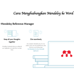 Cara Menghubungkan Mendeley ke Word