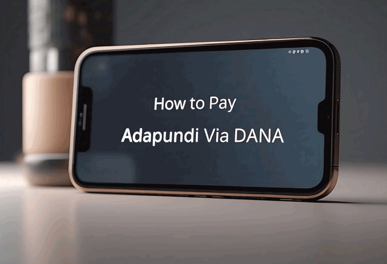 Cara Bayar Adapundi Lewat DANA