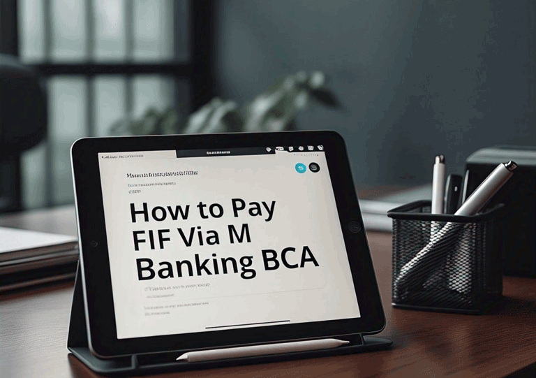 Cara Bayar FIF Lewat M Banking BCA