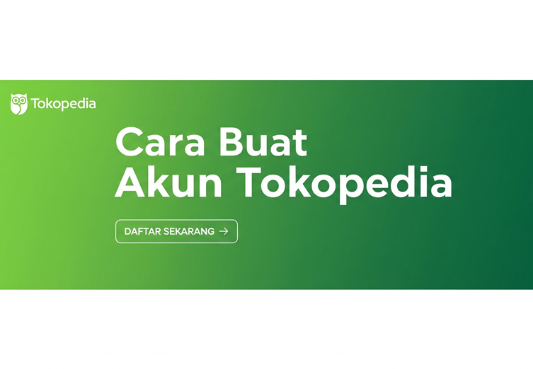 Cara Buat Akun Tokopedia