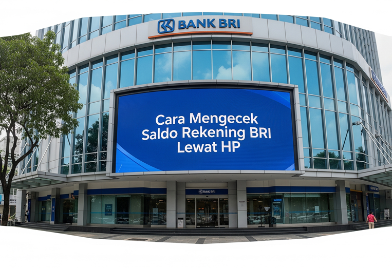 Cara Mengecek Saldo Rekening BRI Lewat HP