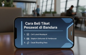 Cara Beli Tiket Pesawat di Bandara
