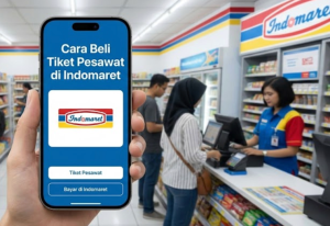 Cara Beli Tiket Pesawat di Indomaret
