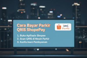 Bayar Parkir Pakai QRIS ShopeePay