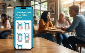 Bayar Tiket Parkir Pakai GoPay
