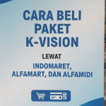 Cara Beli Paket K-Vision Lewat Indomaret