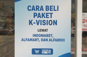 Cara Beli Paket K-Vision Lewat Indomaret