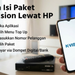 Cara Isi Paket K-Vision Lewat HP