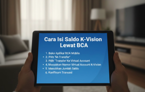 Cara Isi Saldo K Vision Lewat BCA