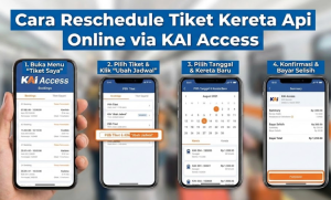 Cara Reschedule Tiket Kereta Api Online