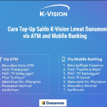 Cara Top-Up Saldo K-Vision Lewat Danamon