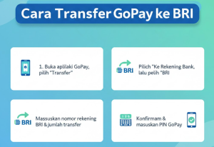 Cara Transfer GoPay ke BRI