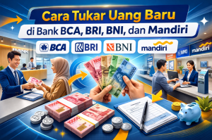 Cara Tukar Uang Baru di Bank