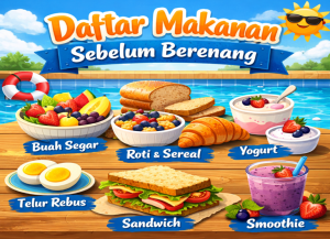 Makanan Sebelum Berenang