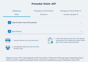 Cara Klaim JKP bagi Peserta