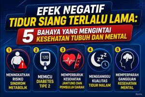 Efek Negatif Tidur Siang Terlalu Lama