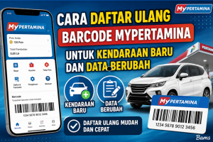 Cara Daftar Ulang Barcode MyPertamina
