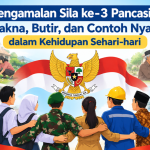 Pengamalan Sila ke-3 Pancasila